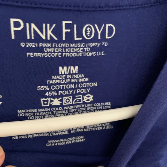 Men’s NWOT Pink Floyd blue tee shirt size Medium - Picture 4 of 5